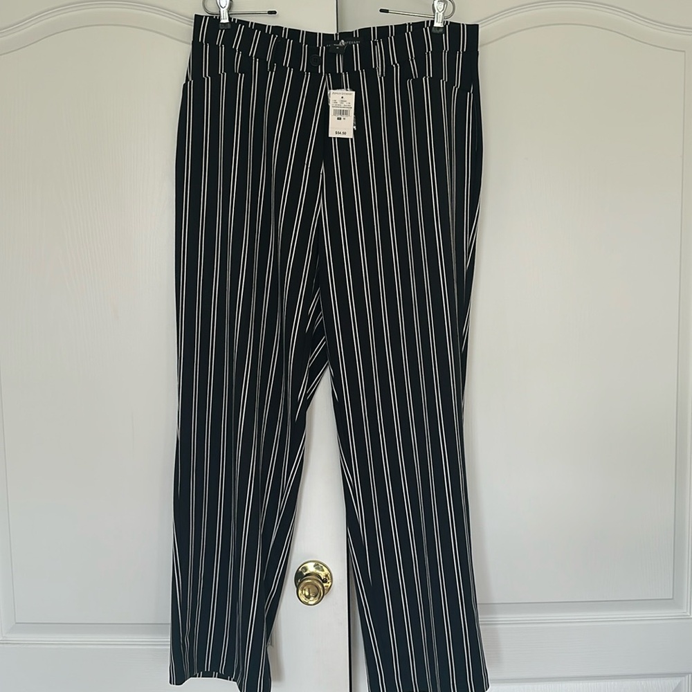 Ashley Stewart Pinstripe Pants